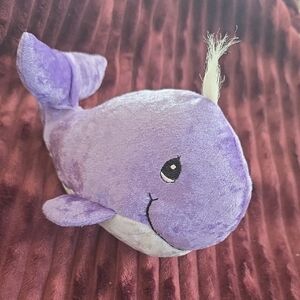 Purple WHALE PRECIOUS MOMENTS Plush
